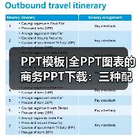 PPT模板|全PPT图表的商务PPT下载:三种配色(图3) PPT模板|全PPT图表的商务PPT下载:三种配色(图3)