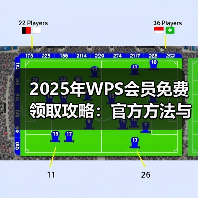2025年WPS会员免费领取攻略:官方方法与高级功能全解析(图3) 2025年WPS会员免费领取攻略:官方方法与高级功能全解析(图3)