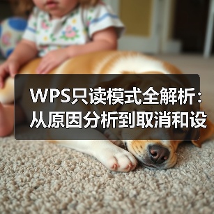 WPS只读模式全解析:从原因分析到取消和设置方法(图4) WPS只读模式全解析:从原因分析到取消和设置方法(图4)
