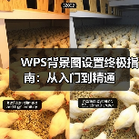 WPS背景图设置终极指南:从入门到精通(图4) WPS背景图设置终极指南:从入门到精通(图4)