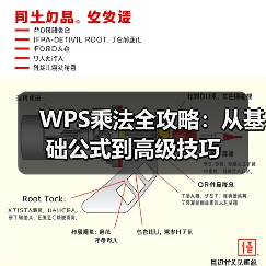 WPS乘法全攻略:从基础公式到高级技巧(图2) WPS乘法全攻略:从基础公式到高级技巧(图2)