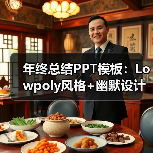 年终总结PPT模板:Lowpoly风格+幽默设计,逼格满满!(图3) 年终总结PPT模板:Lowpoly风格+幽默设计,逼格满满!(图3)