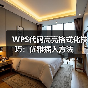 WPS代码高亮格式化技巧:优雅插入方法(图1) WPS代码高亮格式化技巧:优雅插入方法(图1)