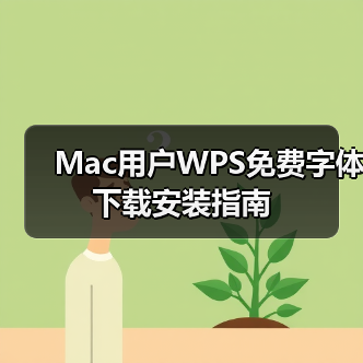 Mac用户WPS免费字体下载安装指南(图2) Mac用户WPS免费字体下载安装指南(图2)