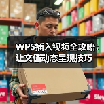 WPS插入视频全攻略:让文档动态呈现技巧(图3) WPS插入视频全攻略:让文档动态呈现技巧(图3)