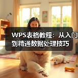 WPS表格教程:从入门到精通数据处理技巧(图3) WPS表格教程:从入门到精通数据处理技巧(图3)