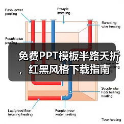 免费PPT模板半路夭折,红黑风格下载指南(图1) 免费PPT模板半路夭折,红黑风格下载指南(图1)