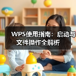 WPS使用指南:启动与文件操作全解析(图3) WPS使用指南:启动与文件操作全解析(图3)