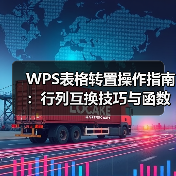 WPS表格转置操作指南:行列互换技巧与函数应用(图4) WPS表格转置操作指南:行列互换技巧与函数应用(图4)