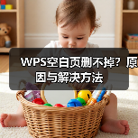 WPS空白页删不掉？原因与解决方法（图1）
