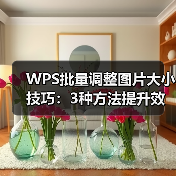 WPS批量调整图片大小技巧：3种方法提升效率，小白也能操作（图4）
