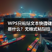 WPS只粘贴文本快捷键是什么？无格式粘贴技巧大全（图2）