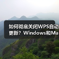 如何彻底关闭WPS自动更新？Windows和Mac都能用！（图2）