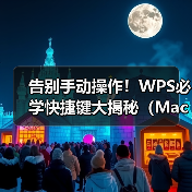 告别手动操作！WPS必学快捷键大揭秘（Mac/Windows通用）（图3）