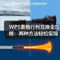 WPS表格行列互换全攻略:两种方法轻松实现数据转置(图4) WPS表格行列互换全攻略:两种方法轻松实现数据转置(图4)