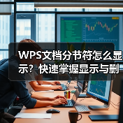 WPS文档分节符怎么显示?快速掌握显示与删除技巧(图3) WPS文档分节符怎么显示?快速掌握显示与删除技巧(图3)