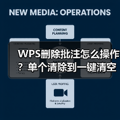 WPS删除批注怎么操作？单个清除到一键清空全教程（图2）