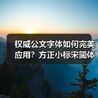 权威公文字体如何完美应用?方正小标宋简体深度解析(图4) 权威公文字体如何完美应用?方正小标宋简体深度解析(图4)