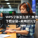 WPS字体怎么装?免费下载安装+商用避坑全攻略(图3) WPS字体怎么装?免费下载安装+商用避坑全攻略(图3)