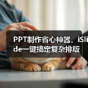 PPT制作省心神器,iSlide一键搞定复杂排版(图1) PPT制作省心神器,iSlide一键搞定复杂排版(图1)