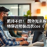 把持不住！ 国外知名模特穿透明装战衣cos《剑星》伊芙（图4）
