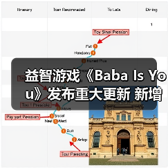 益智游戏《Baba Is You》发布重大更新 新增丰富元素(图1) 益智游戏《Baba Is You》发布重大更新 新增丰富元素(图1)