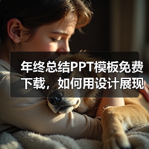 年终总结PPT模板免费下载，如何用设计展现业绩？（图4）