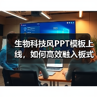 生物科技风PPT模板上线,如何高效融入板式库?(图1) 生物科技风PPT模板上线,如何高效融入板式库?(图1)