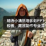 精选小清新与多彩PPT模板，高效制作专业演示文稿（图1）
