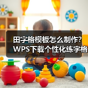田字格模板怎么制作？WPS下载个性化练字格指南（图2）