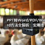 PPT转Word/PDF/Word方法全解析:实用技巧操作指南(图2) PPT转Word/PDF/Word方法全解析:实用技巧操作指南(图2)