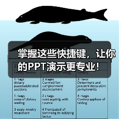 掌握这些快捷键,让你的PPT演示更专业!(图2) 掌握这些快捷键,让你的PPT演示更专业!(图2)