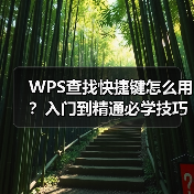WPS查找快捷键怎么用？入门到精通必学技巧（图1）