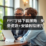 PPT字体下载指南：免费资源+安装教程提升设计感（图3）