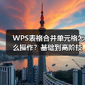 WPS表格合并单元格怎么操作？基础到高阶技巧全掌握（图3）