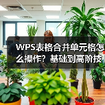 WPS表格合并单元格怎么操作？基础到高阶技巧全掌握（图1）