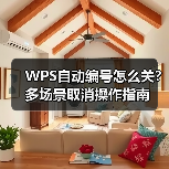 WPS自动编号怎么关？多场景取消操作指南（图4）