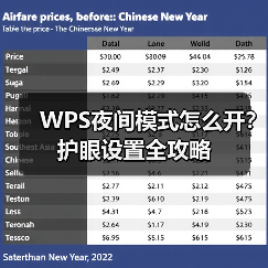 WPS夜间模式怎么开？护眼设置全攻略（图3）