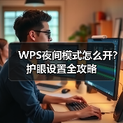 WPS夜间模式怎么开？护眼设置全攻略（图1）