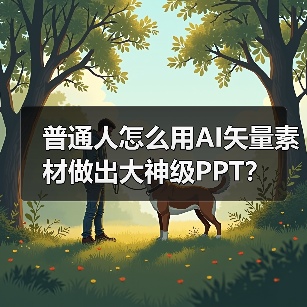 普通人怎么用AI矢量素材做出大神级PPT？（图2）