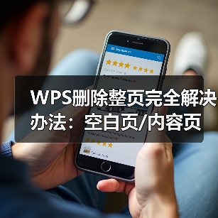 WPS删除整页完全解决办法：空白页/内容页一网打尽（图3）