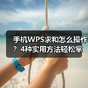 手机WPS求和怎么操作？4种实用方法轻松掌握（图3）