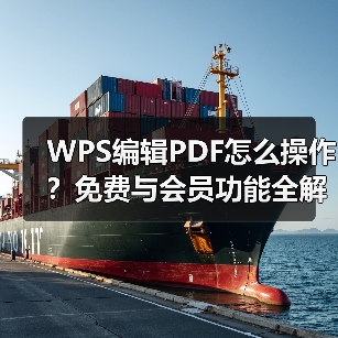 WPS编辑PDF怎么操作？免费与会员功能全解析（图3）