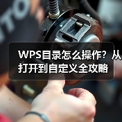 WPS目录怎么操作？从打开到自定义全攻略（图4）