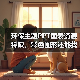 环保主题PPT图表资源稀缺，彩色图形还能找到吗？（图4）