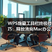 WPS隐藏工具栏终极技巧：释放清爽Mac办公界面（图2）