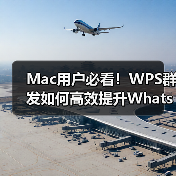 Mac用户必看！WPS群发如何高效提升WhatsApp营销转化率？（图1）