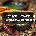 三集连发！彩色PPT图表素材15页精选全收录（图1）