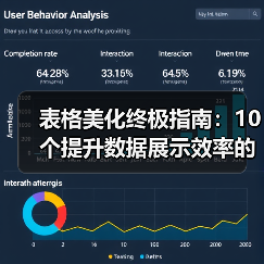 表格美化终极指南：10个提升数据展示效率的实用技巧（图3）