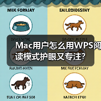 Mac用户怎么用WPS阅读模式护眼又专注？（图1）